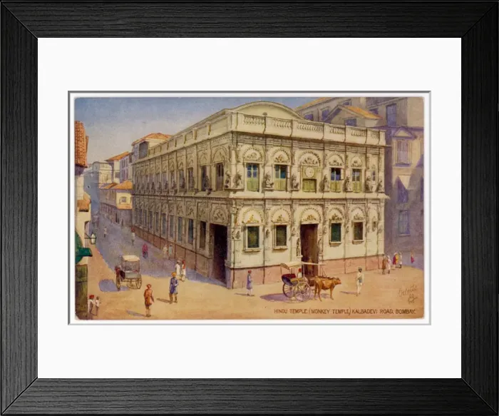 Framed Print : India / Bombay / Temple 1906 Framed Print : India / Bombay / Temple 1906