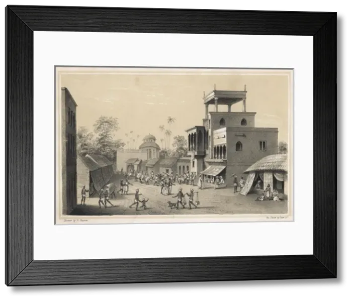 Framed Print : India / Calcutta C1835 Framed Print : India / Calcutta C1835