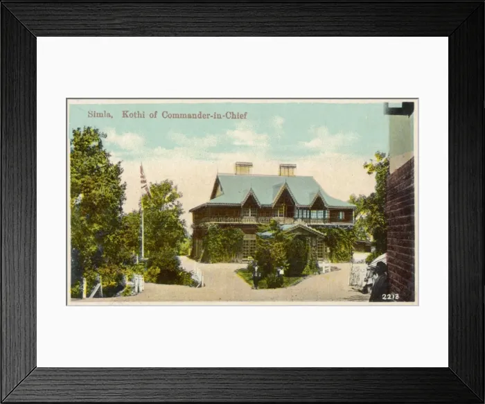 Framed Print : India / Simla / Kothi C1910 Framed Print : India / Simla / Kothi C1910