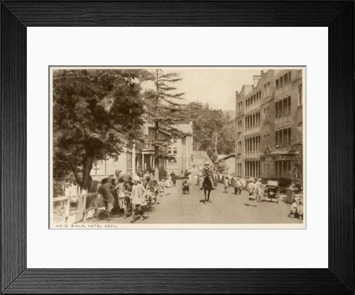 Framed Print : India / Simla Hotel Cecil Framed Print : India / Simla Hotel Cecil