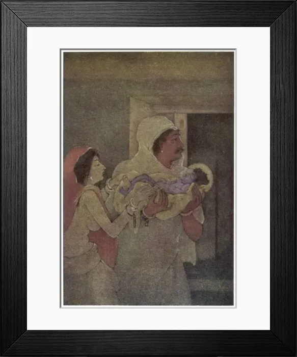 Framed Print : Birth of Krishna Framed Print : Birth of Krishna