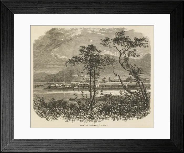 Framed Print : Japan / Nagasaki / Desima Framed Print : Japan / Nagasaki / Desima