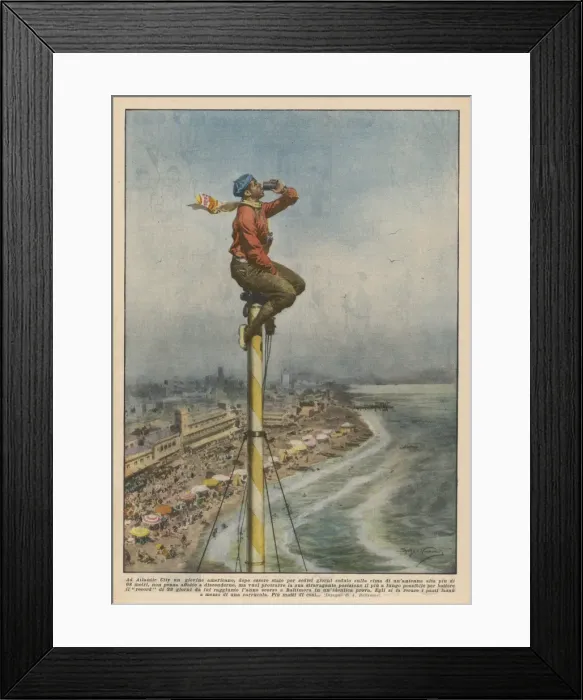 Framed Print : American Pole-Percher Framed Print : American Pole-Percher