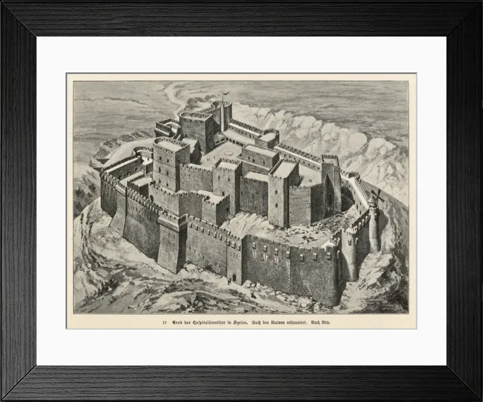 Framed Print : Syria / Krak / Castle C1125 Framed Print : Syria / Krak / Castle C1125