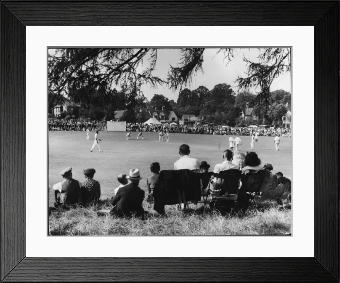 Framed Print : Cricket at Bearstead Framed Print : Cricket at Bearstead