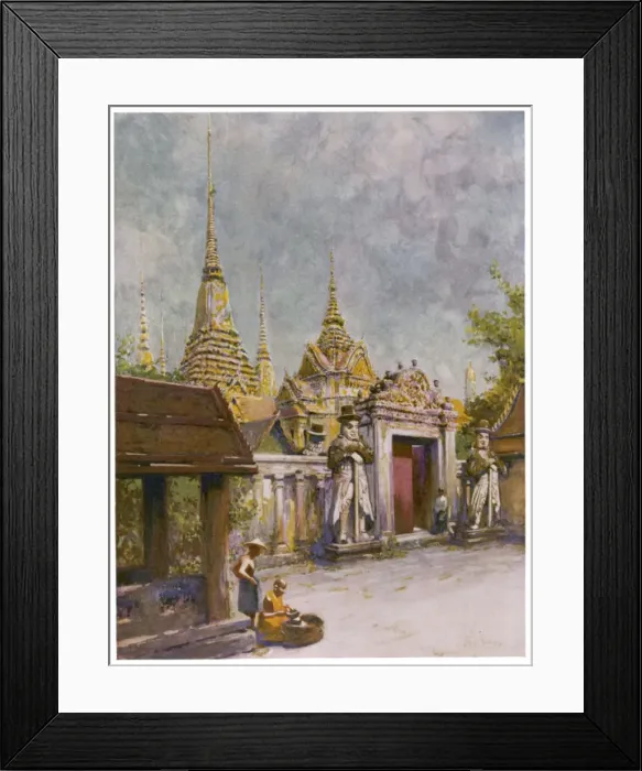 Framed Print : Thailand / Wat Poh Temple Framed Print : Thailand / Wat Poh Temple