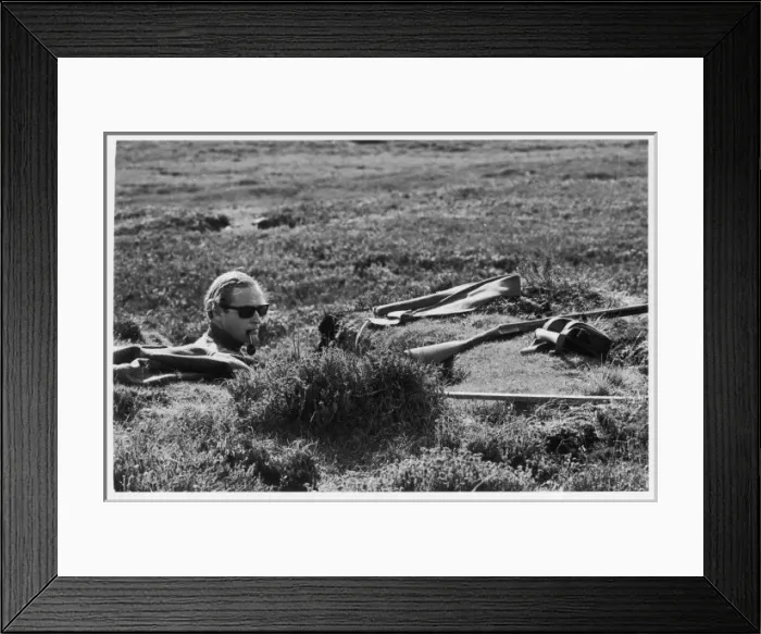Framed Print : Grouse Hunter in Butt Framed Print : Grouse Hunter in Butt