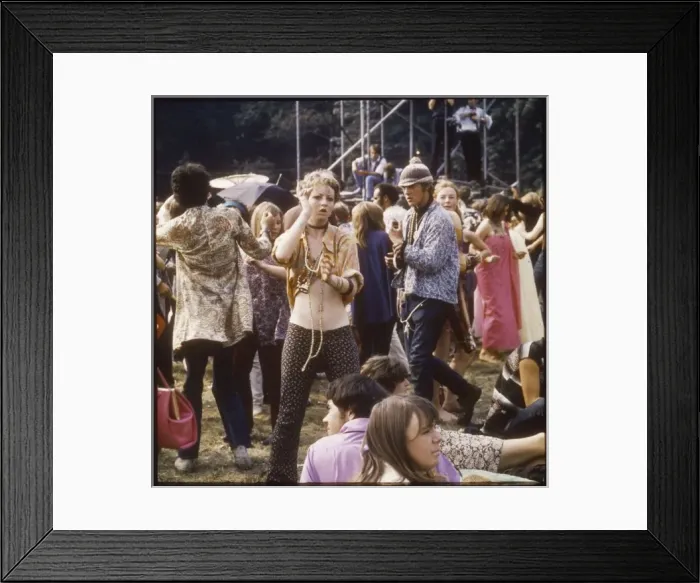 Framed Print : Hippies at Woburn 1967 Framed Print : Hippies at Woburn 1967
