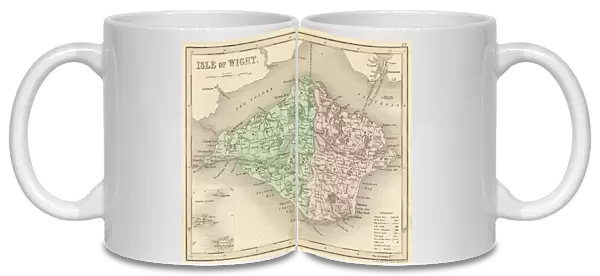 Map  /  Isle of Wight C1857