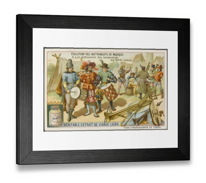 Framed Print : C15 Military Musicians Framed Print : C15 Military Musicians