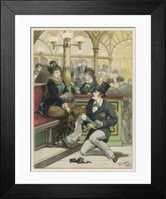 Framed Print : Skaters Dainty Foot Framed Print : Skaters Dainty Foot