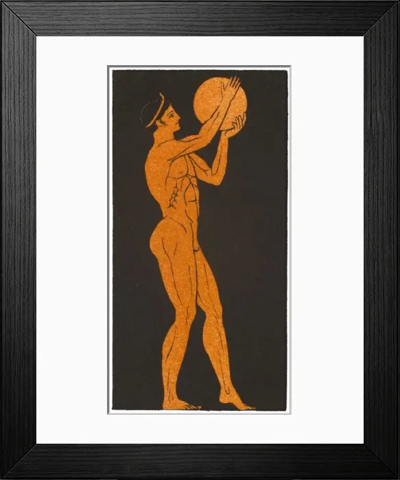 Framed Print : Greek Discus Thrower Framed Print : Greek Discus Thrower