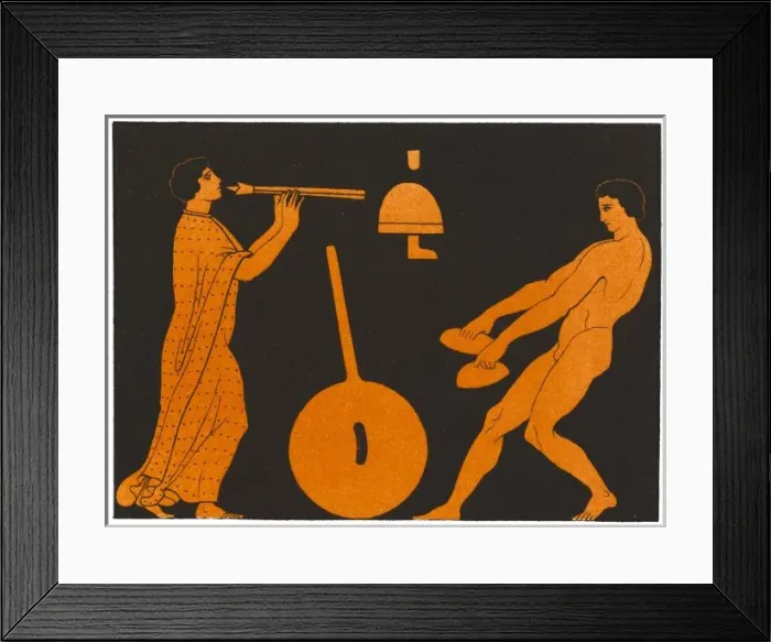 Framed Print : Greek Gymnastics Framed Print : Greek Gymnastics
