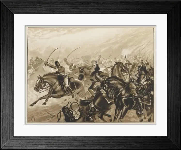 Framed Print : FUENTES D ONORO 1811 Framed Print : FUENTES D ONORO 1811