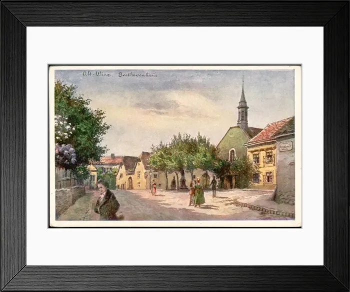 Framed Print : Beethoven home Vienna Framed Print : Beethoven home Vienna