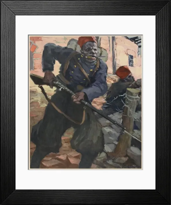 Framed Print : Senegal Soldier Framed Print : Senegal Soldier