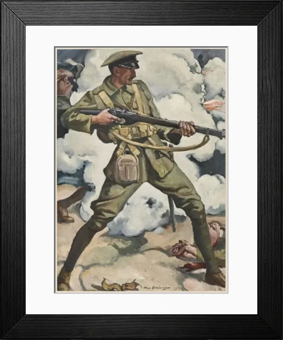 Framed Print : British Infantryman Framed Print : British Infantryman