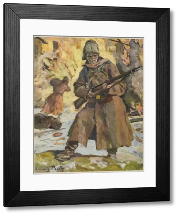 Framed Print : Ww1 Russian Soldier Framed Print : Ww1 Russian Soldier