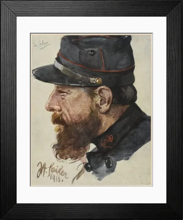 Framed Print : Ww1 Breton Soldier Framed Print : Ww1 Breton Soldier