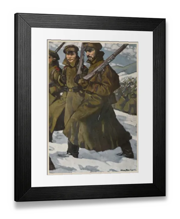 Framed Print : Ww1 Russian Infantry Framed Print : Ww1 Russian Infantry