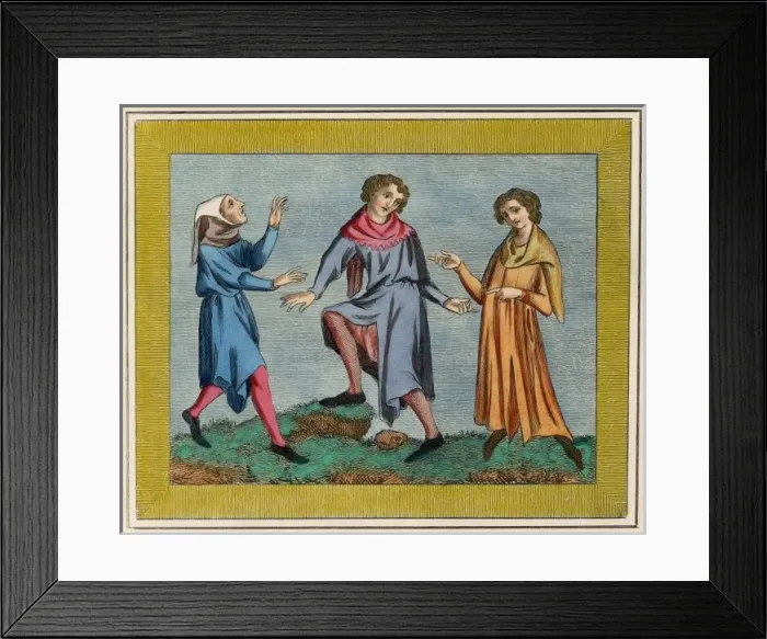Framed Print : Racial Type / Group of Men Framed Print : Racial Type / Group of Men