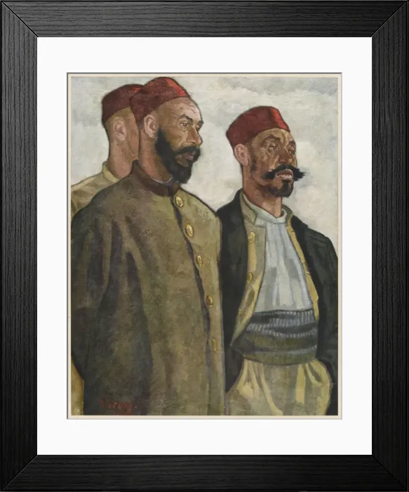 Framed Print : Ww1 Algerian Soldiers Framed Print : Ww1 Algerian Soldiers
