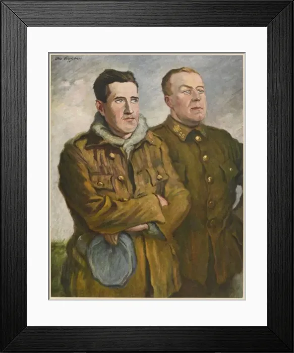 Framed Print : Ww1 Canadian, American Framed Print : Ww1 Canadian, American
