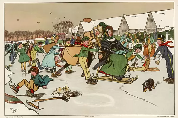 Ice Skating Children