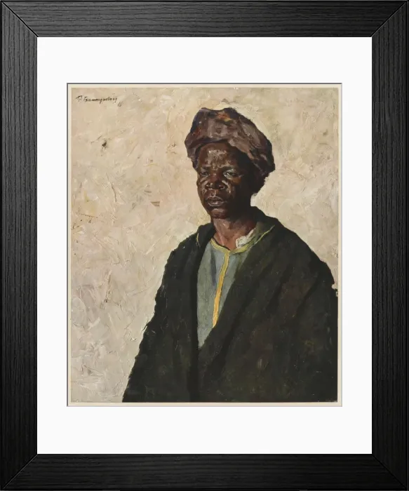 Framed Print : Ww1 Sudanese Soldier Framed Print : Ww1 Sudanese Soldier