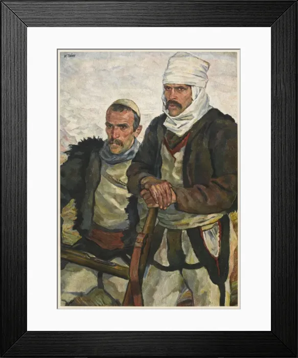 Framed Print : Ww1 Albanian Soldiers Framed Print : Ww1 Albanian Soldiers