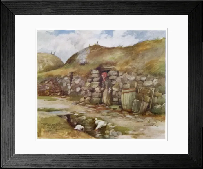 Framed Print : Racial Type / Crofter 1906 Framed Print : Racial Type / Crofter 1906