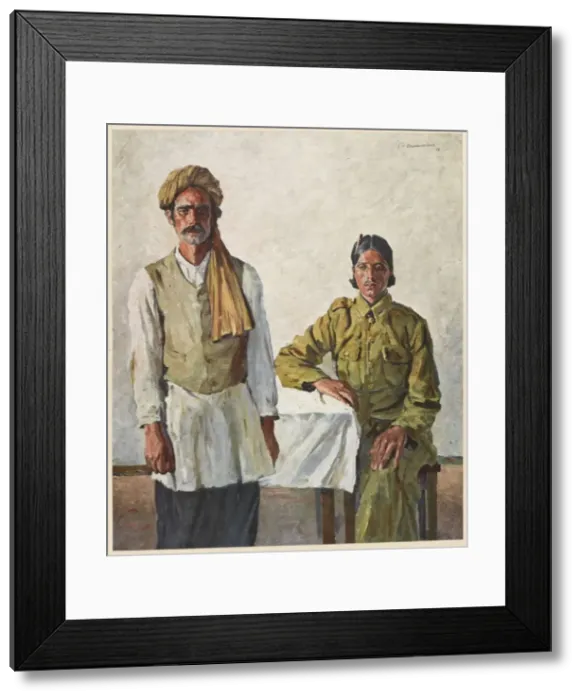Framed Print : Ww1 Punjabi Soldiers Framed Print : Ww1 Punjabi Soldiers