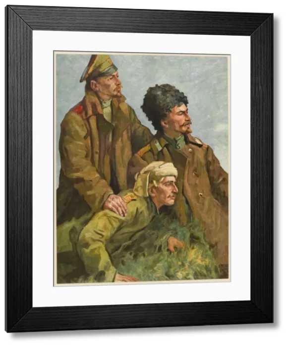 Framed Print : Ww1 Georgian Soldiers