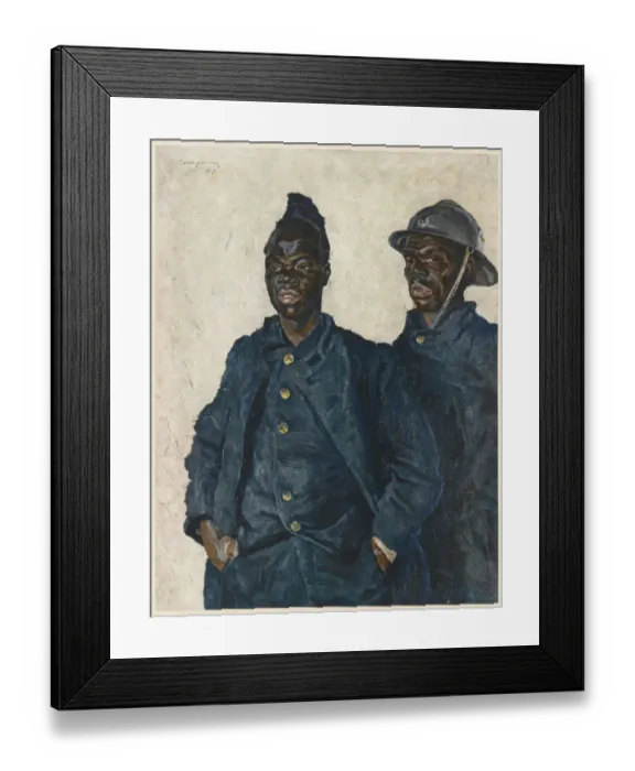 Framed Print : Wwi Dahomey Soldiers Framed Print : Wwi Dahomey Soldiers