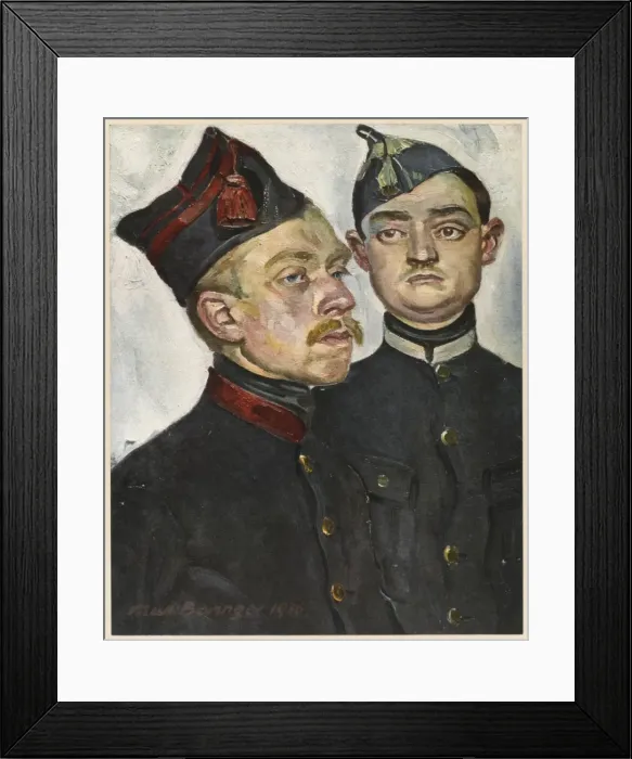 Framed Print : Ww1 Belgian Soldiers Framed Print : Ww1 Belgian Soldiers