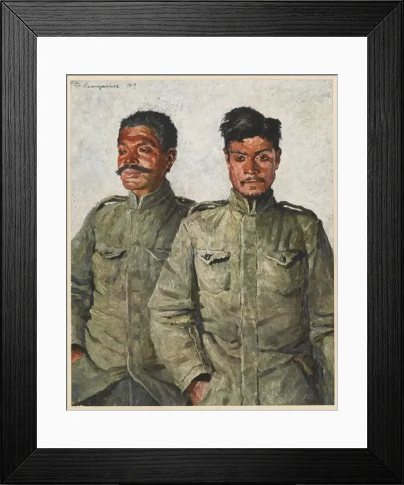 Framed Print : Wwi Portuguese Soldiers