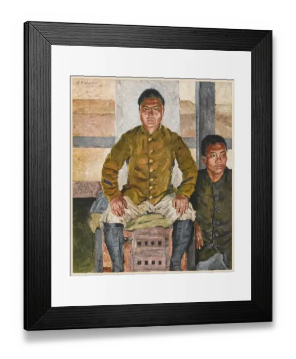 Framed Print : Wwi Annam Soldiers Framed Print : Wwi Annam Soldiers