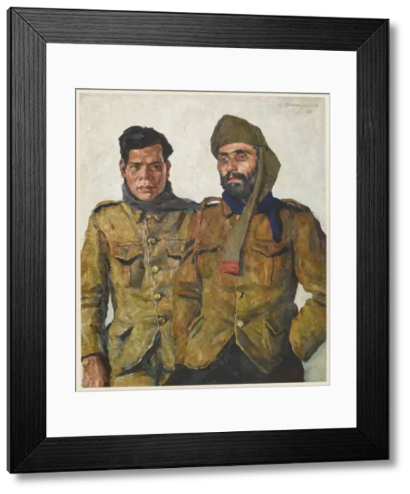 Framed Print : Wwi Asian Soldiers Framed Print : Wwi Asian Soldiers