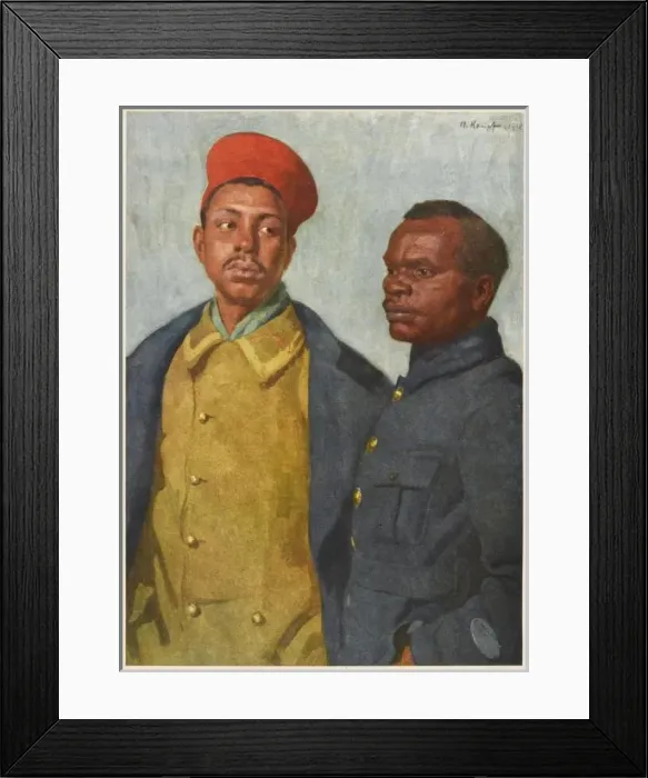 Framed Print : Wwi African Soldiers Framed Print : Wwi African Soldiers