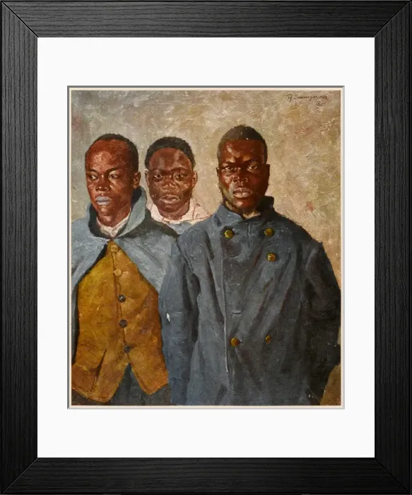 Framed Print : Wwi African Soldiers Framed Print : Wwi African Soldiers