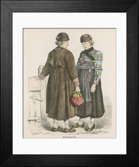Framed Print : Racial / Austria / Peasants Framed Print : Racial / Austria / Peasants