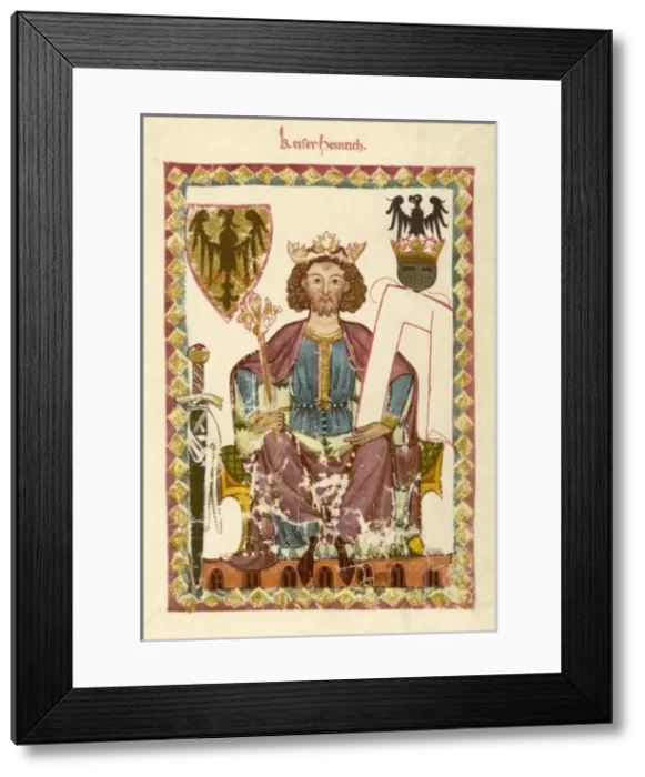 Framed Print : Heinrich VI of Germany Framed Print : Heinrich VI of Germany
