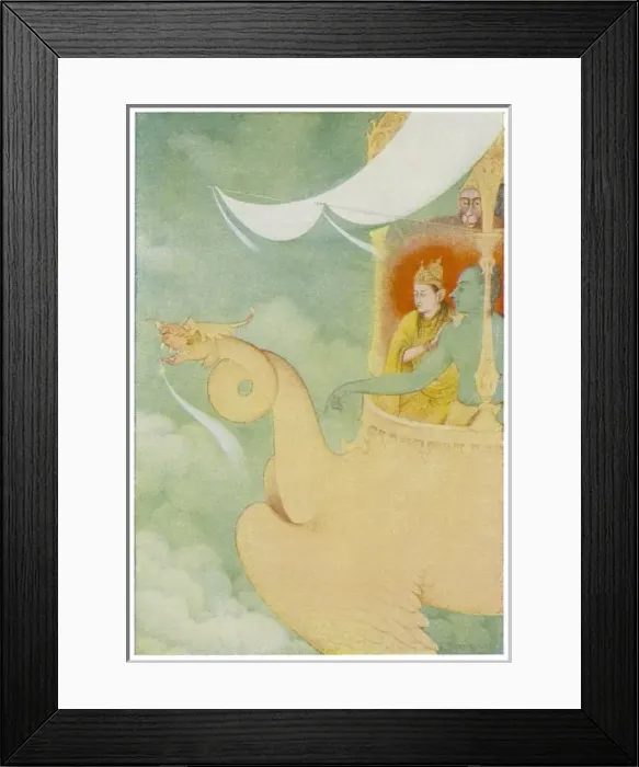 Framed Print : Rama & Sita Return Framed Print : Rama & Sita Return