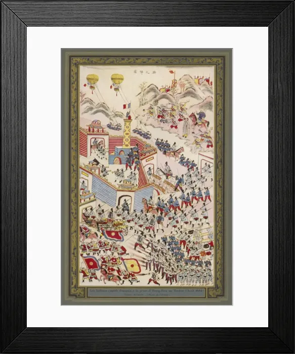 Framed Print : French Capture Hong-Hoa Framed Print : French Capture Hong-Hoa