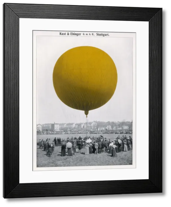 Framed Print : German Balloon Watched Framed Print : German Balloon Watched