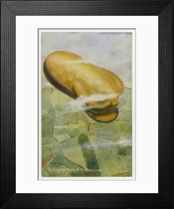 Framed Print : Caquot Military Balloon Framed Print : Caquot Military Balloon