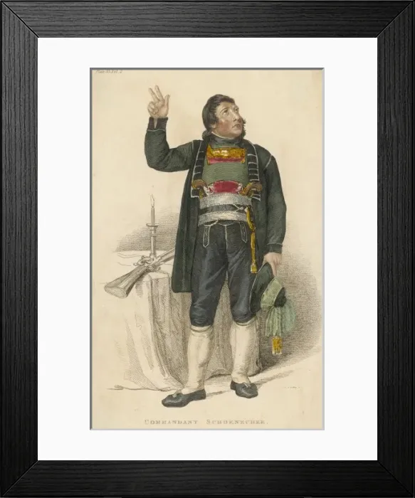 Framed Print : Racial / Austria / Schonech Framed Print : Racial / Austria / Schonech