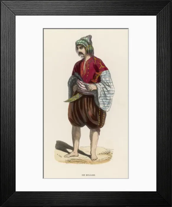 Framed Print : Racial / Bulgarian C1840 Framed Print : Racial / Bulgarian C1840