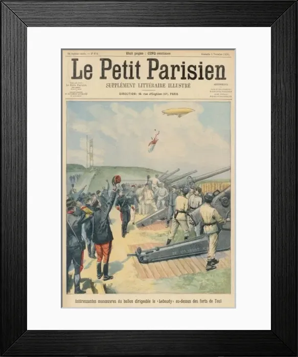 Framed Print : LEBAUDY AIRSHIP Framed Print : LEBAUDY AIRSHIP