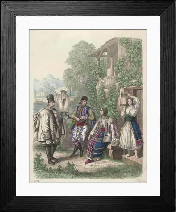 Framed Print : Racial / Romania / Wallachia Framed Print : Racial / Romania / Wallachia